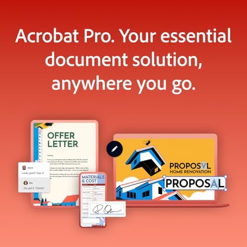 Adobe Acrobat Pro + McAfee Total Protection 5-Device Software Bundle | Create, Edit, E-Sign PDFs | Antivirus Software, Scam Protection, Identity Monitoring | 12-Month Subscription | Digital Download - Image 3