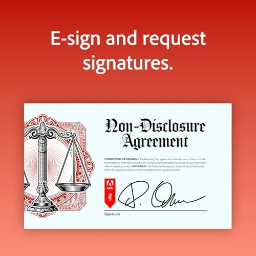 Adobe Acrobat Pro + McAfee Total Protection 5-Device Software Bundle | Create, Edit, E-Sign PDFs | Antivirus Software, Scam Protection, Identity Monitoring | 12-Month Subscription | Digital Download - Image 6